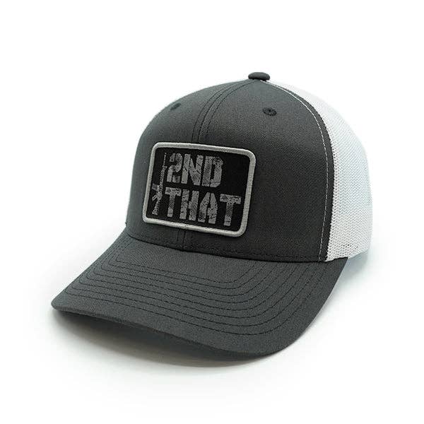 Shield Republic LLC - I Second That Woven Patch Hat: Curved Bill Snapback / Heather And Black