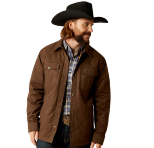 ARIAT MENS GRIZZLY SHIRT JACKET