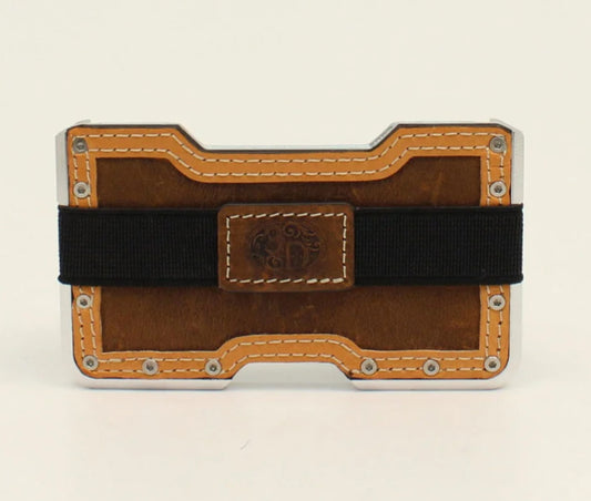 3D SMART WALLET IN TAN LEATHER