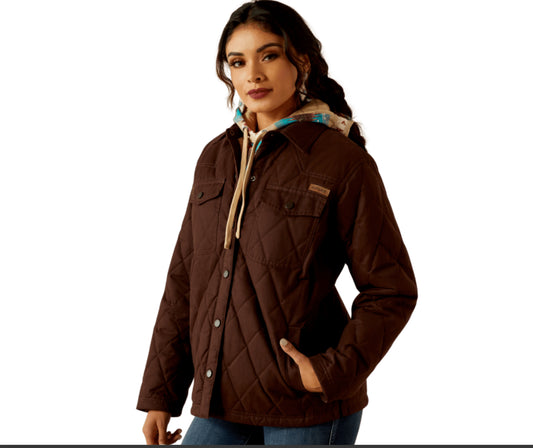 ARIAT WOMENS GRIZZLY QUILTED BARN JACKET