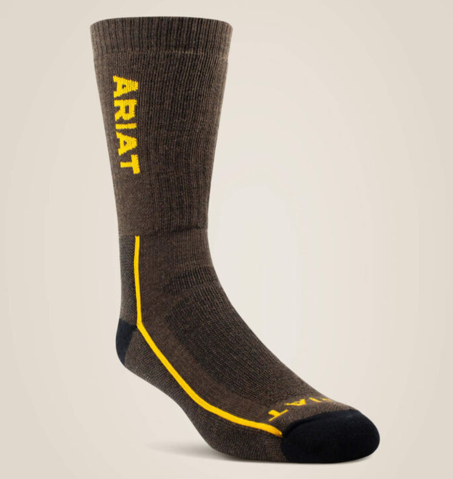 ARIAT MERINO WOOL PERFORMANCE CREW SOCKS