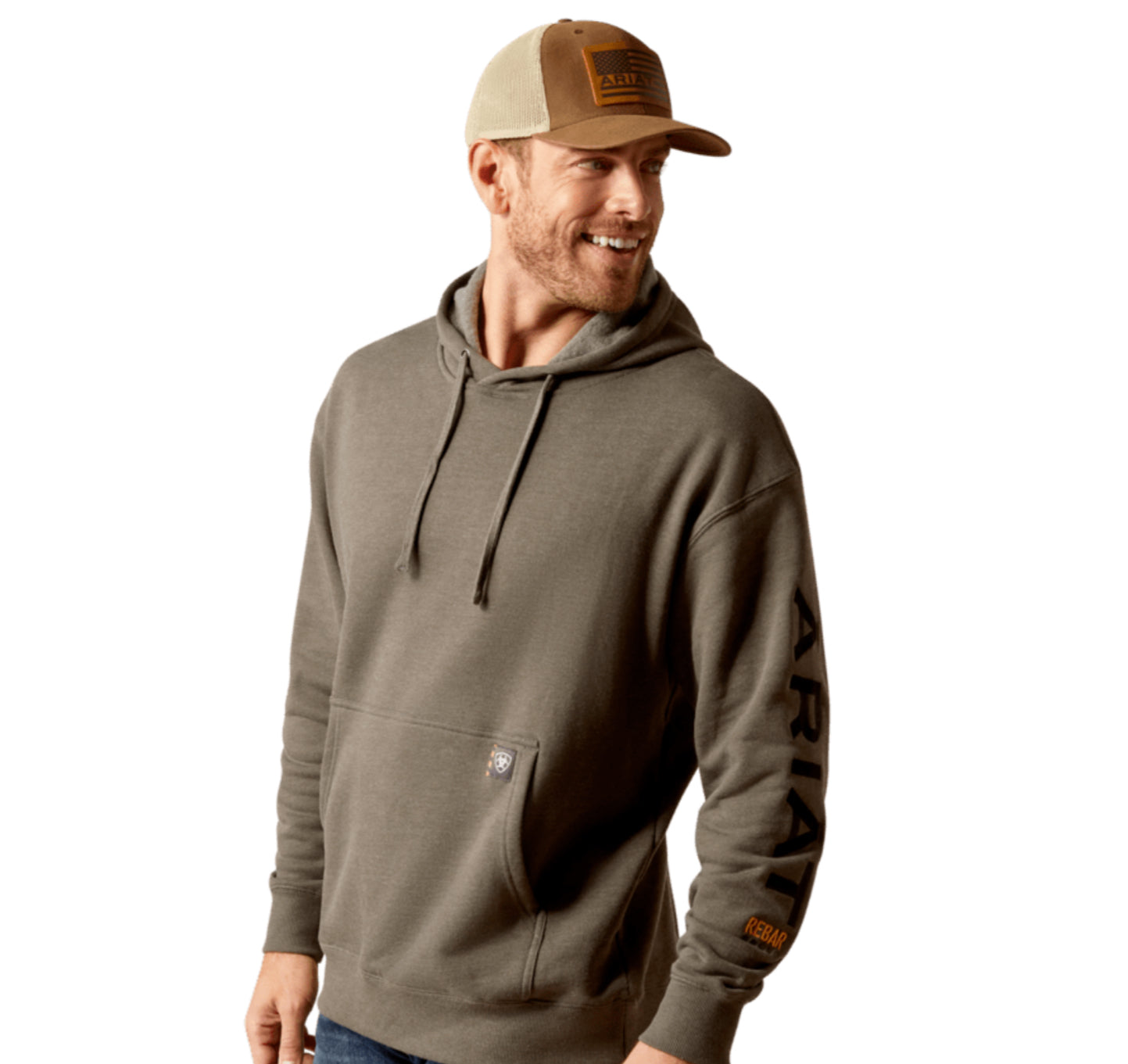 ARIAT MENS REBAR GRAPHIC HOODIE