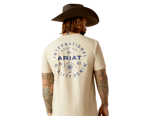 ARIAT MENS STAMPED SEAL SHORT SLEEVE TEE