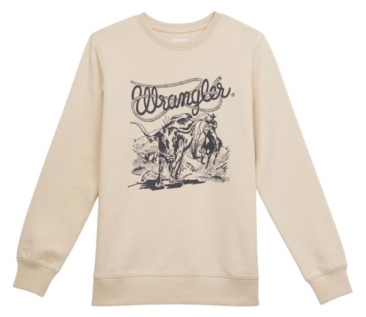 WRANGLER WOMENS RETRO CREW PULLOVER