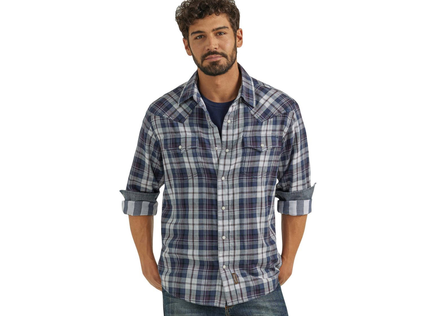 WRANGLER MENS RETRO PREMIUM SNAP SHIRT