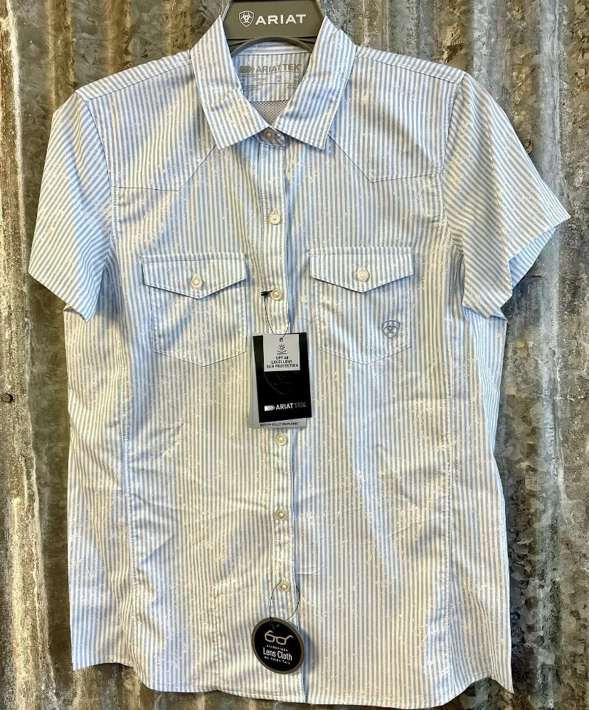 ARIAT WOMENS WESTERN VENTTEK SHORT SLEEVE SHIRT