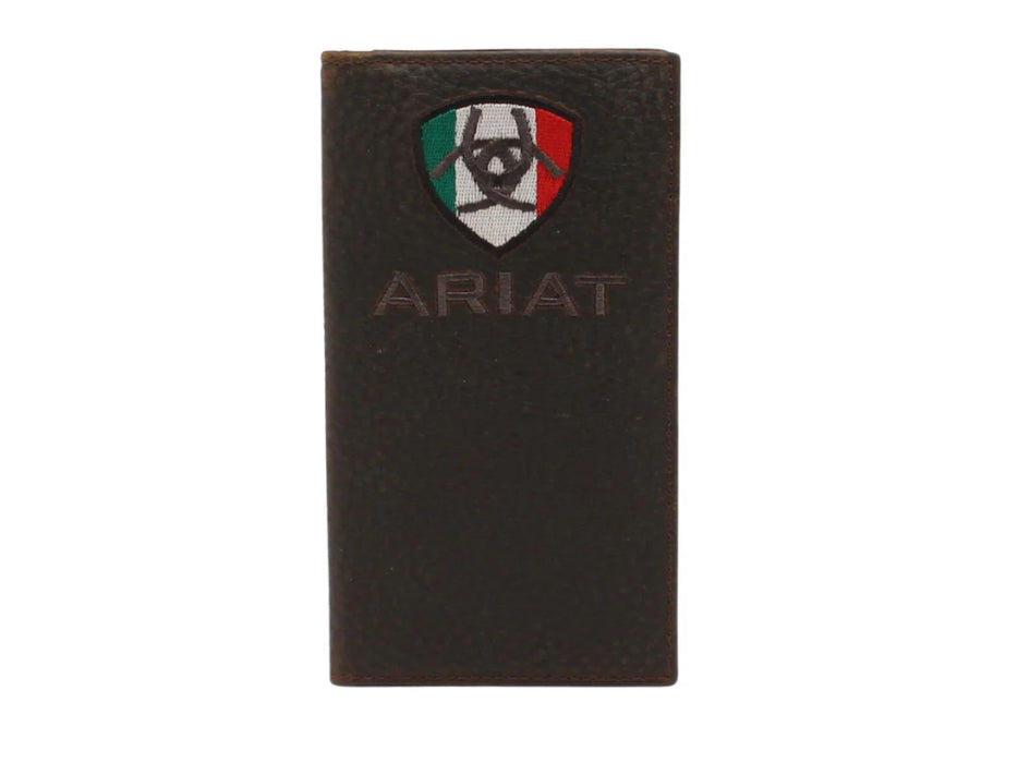 ARIAT RODEO MEXICAN FLAG LOGO WALLET