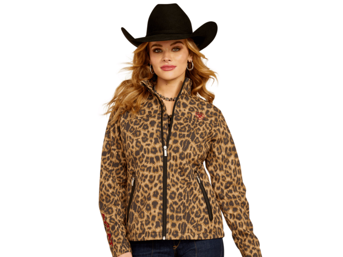 ARIAT WOMENS NEW TEAM SOFTSHELL PRINT JACKET