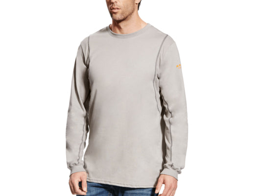 ARIAT MENS FR AC CREW LONG SLEEVE T-SHIRT