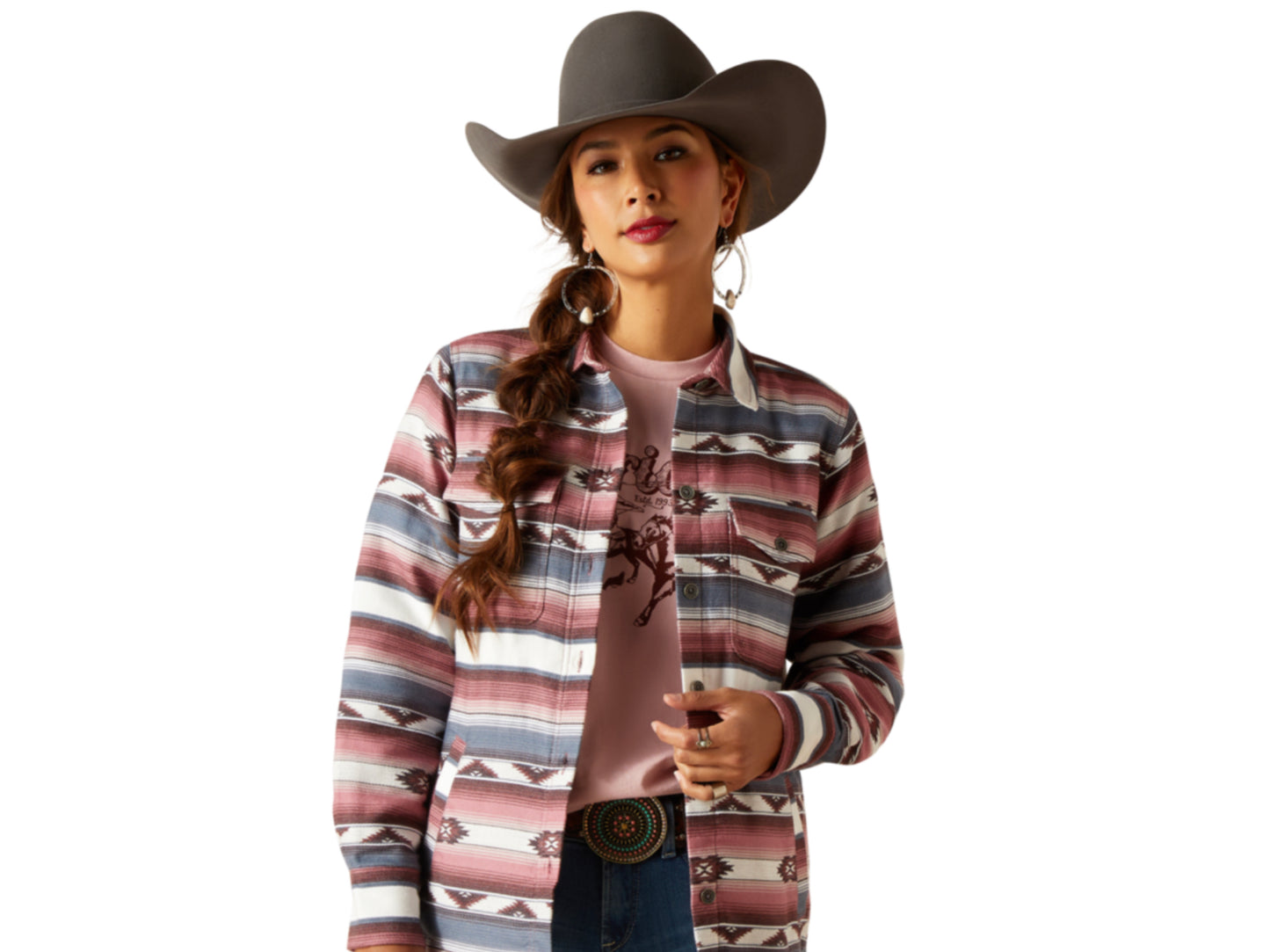 ARIAT WOMENS SHACKET SHIRT JACKET