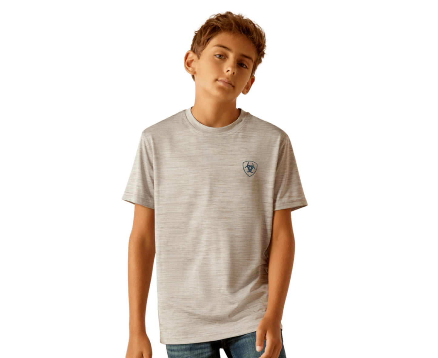 ARIAT BOYS ARI SPIRIT SHORT SLEEVE CHARGER TEE