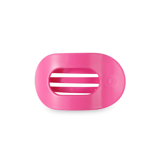 TELETIES - Paradise Pink Small Flat Round Hair Clip