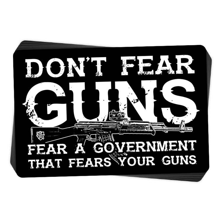 Shield Republic LLC - Don't Fear Guns Decal