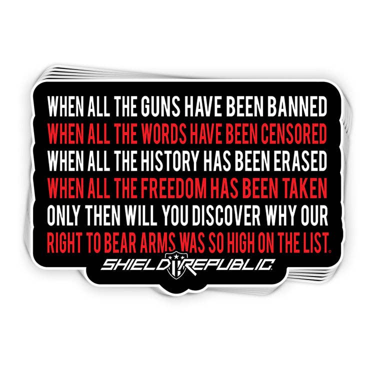 Shield Republic LLC - When All The Guns Have Been Banned