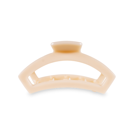 TELETIES - Open Almond Beige Medium Hair Clip