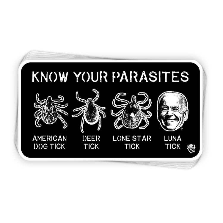 Shield Republic LLC - Know your Parasites Decal