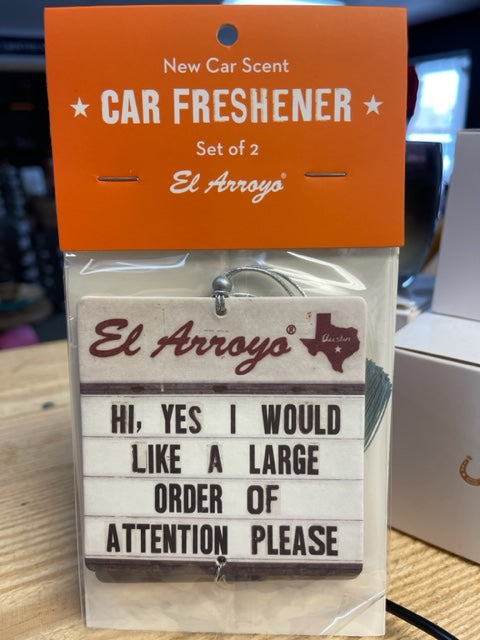 EL ARROYO CAR AIR FRESHENER