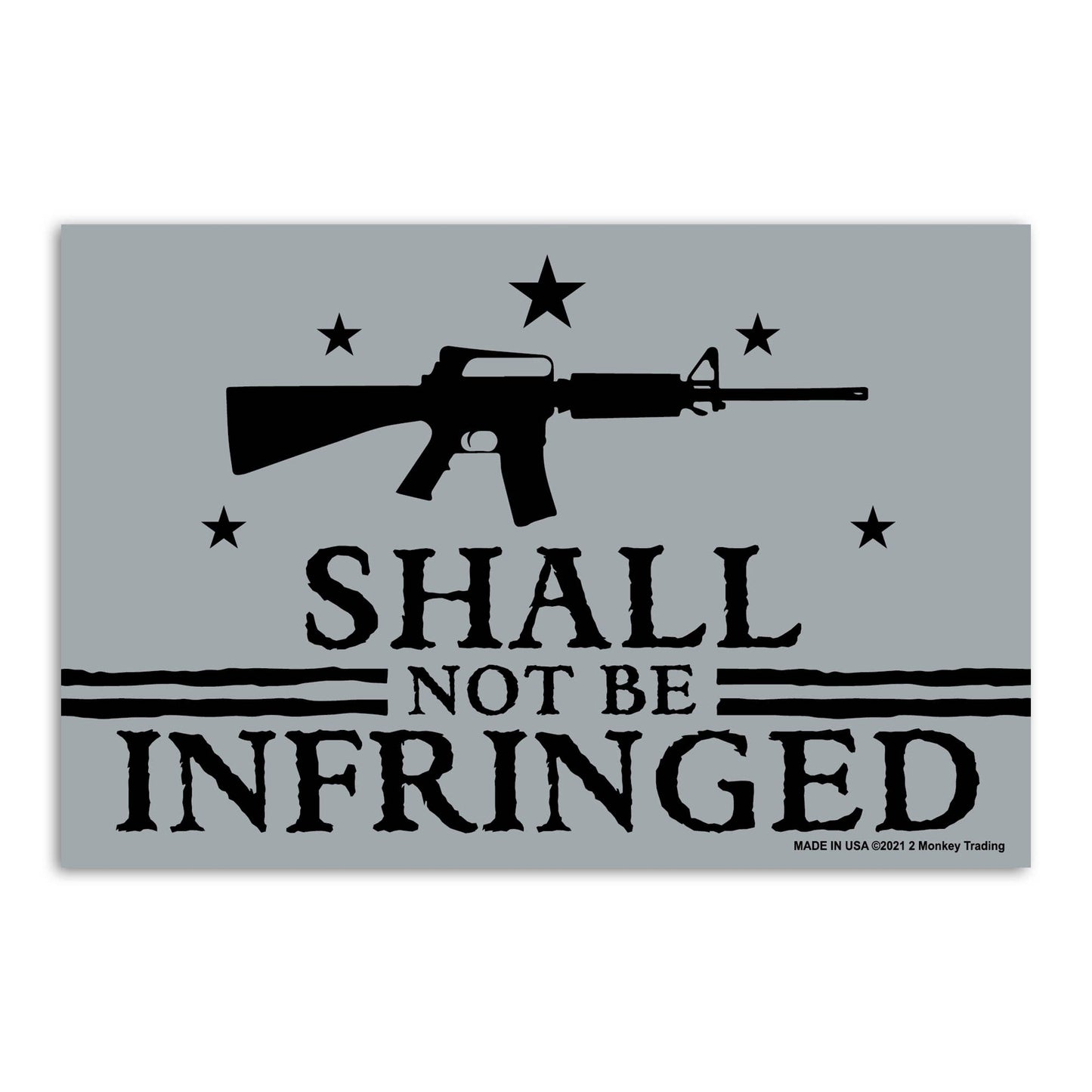 Patriot's Cave - Shall Not be Infringed Sticker