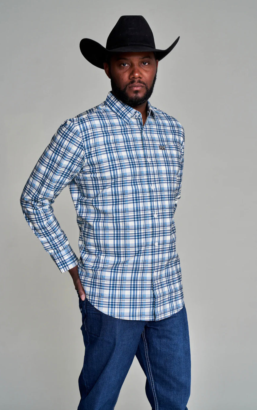 KIMES RANCH MENS MANZANO PLAID TOP